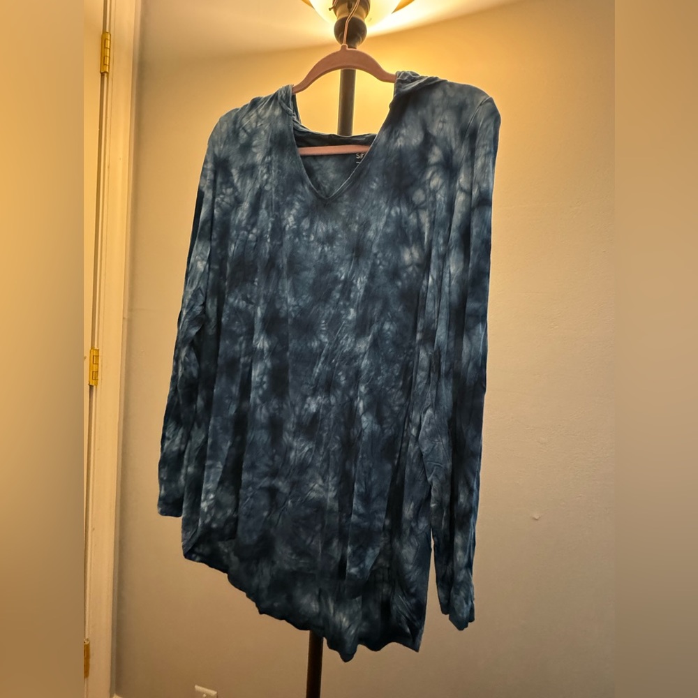 Blue Long sleeves Top Plus size Torrid 3